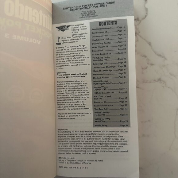 Nintendo 64 Pocket Power Guide Volume 3 - Picture 4 of 7